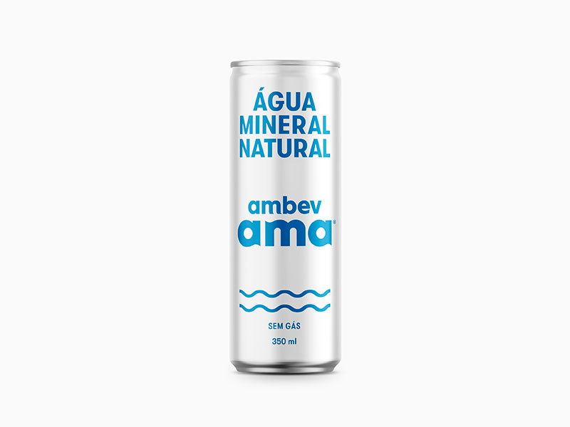 Ambev lançará a primeira água em lata do país