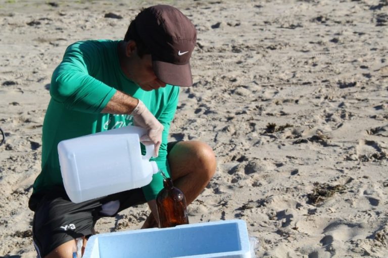 Analise águas de praias de Alagoas