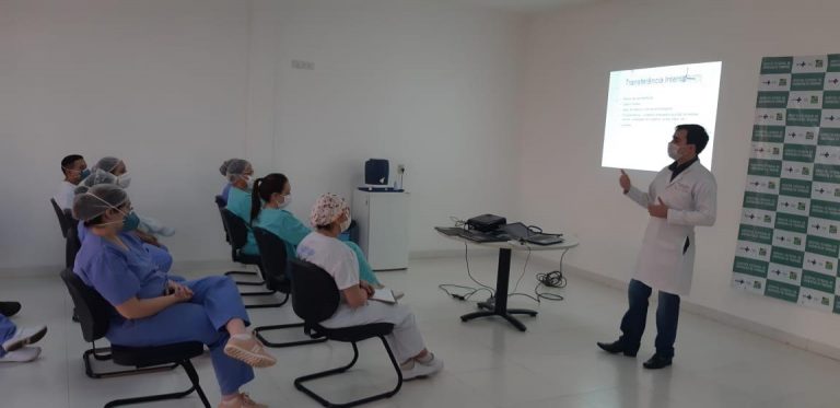 Treinamento Hutrin - Protocolo Mews. Foto: Divulgação.