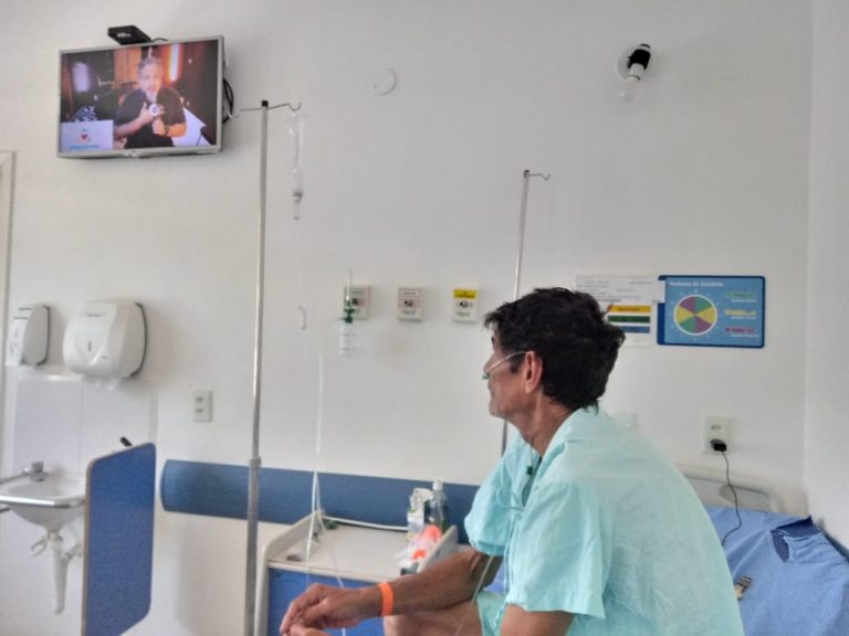 Projeto Amor Cantado, música para pacientes de hospitais. Foto: Divulgação.