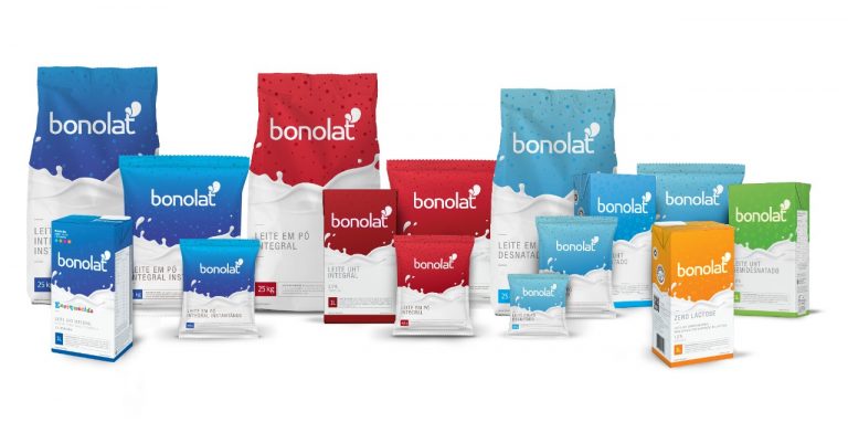 identidade visual bonolat no mercado