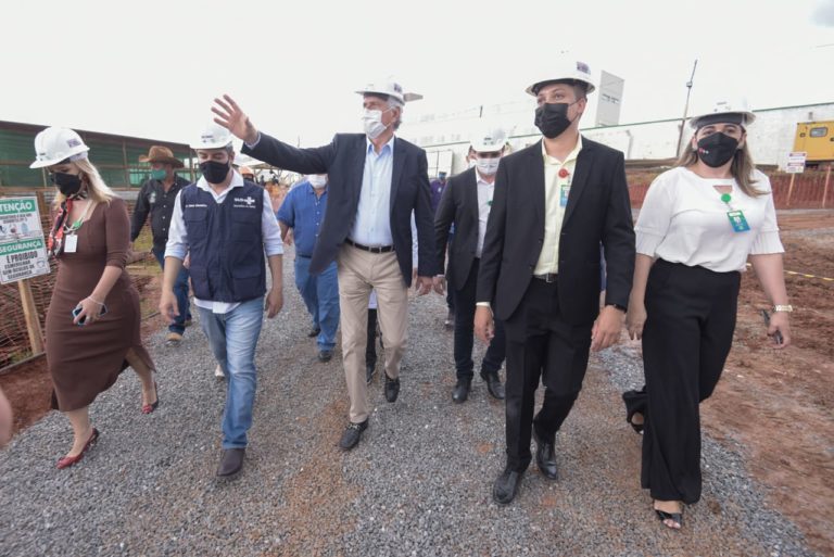 Governador Ronaldo Caiado inaugura pedra fundamental da ampliação do Hetrin