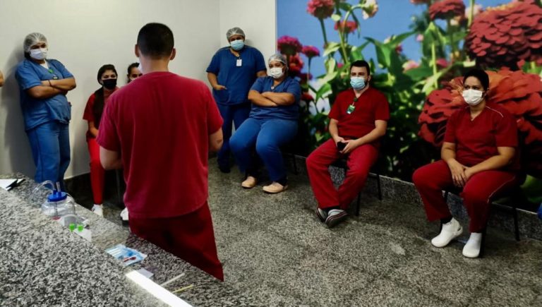 HCN realiza qualificação para profissionais de enfermagem sobre drenos