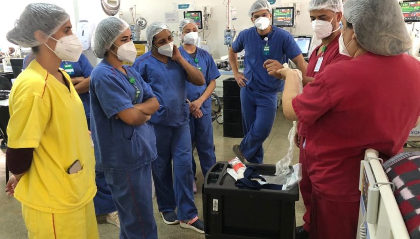 Treinamento de extubação no Hospital de Formosa na UTI