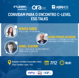 Evento “ESG Talks” e novos caminhos para pensar a governança nas organizações