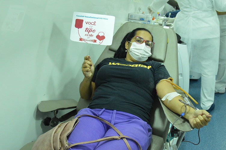 Parceria entre Hetrin e Hemocentro aumenta estoque de bolsas de sangue do Estado