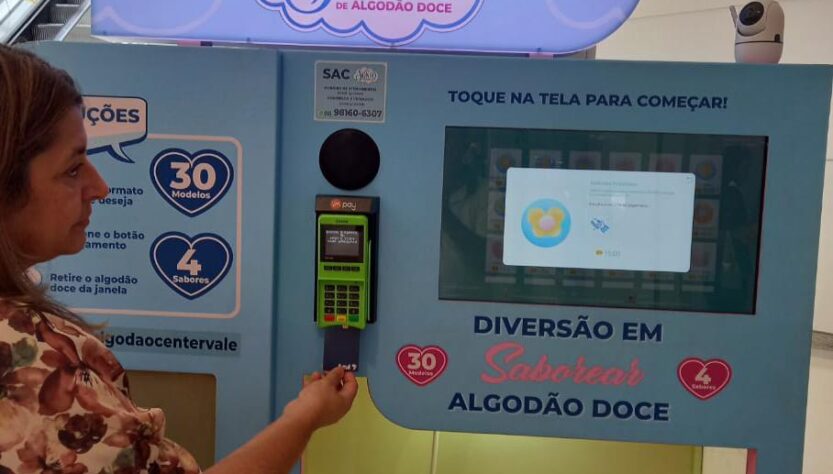 Quais são as formas de pagamento aceitas em vending machines