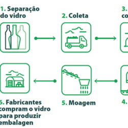 PEVS contribuem para a reciclagem adequada de vidro