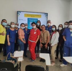 Foto do treinamento Experiência do Paciente realizado no HEF