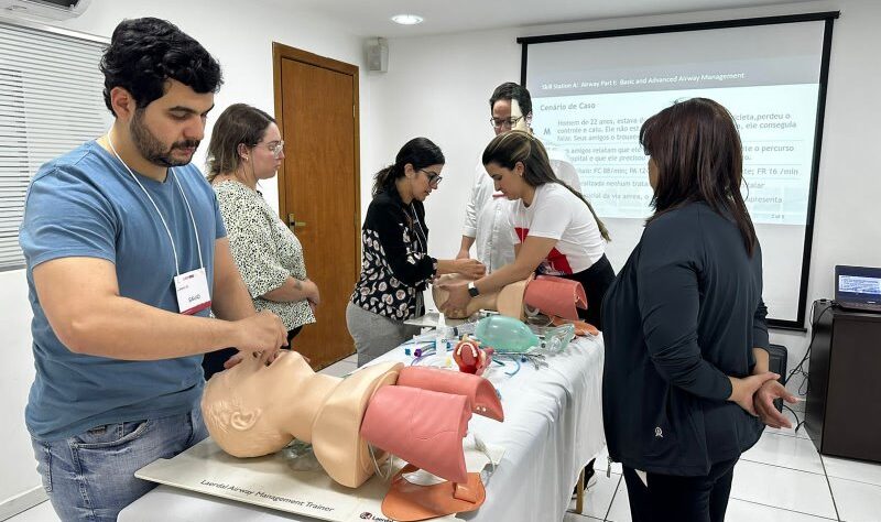 A equipe médica do Hetrin, participou de um curso sobre Suporte Avançado de Vida no Trauma (ATLS).