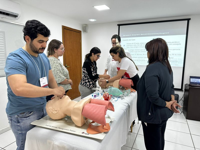 A equipe médica do Hetrin, participou de um curso sobre Suporte Avançado de Vida no Trauma (ATLS).