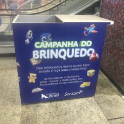 Rodoviária do Rio inicia arrecadação de brinquedos para crianças carentes