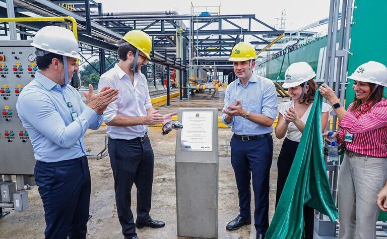 Ageo Terminais inaugura píer para granéis líquidos em Santos