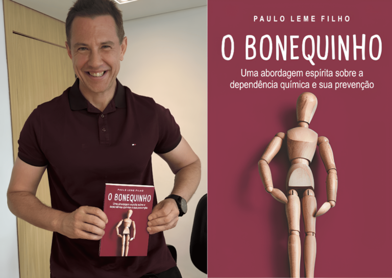 Paulo Leme Filho e seu novo livro O Bonequinho que fala sobre a doença do alcoolismo e as diversas formas terapêuticas.