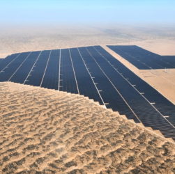 Usina solar em deserto chinês gerará 540 milhões de kWh/ano