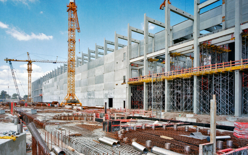 Nível de atividade da indústria da construção aponta queda