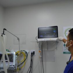 Hetrin - Hospital Estadual de Trindade recebe novos monitores multiparamétricos e desfibriladores que foram atualizados por modelos modernos e completos, unidade administrado por IMED - Instituto de Medicina, Estudos e Desenvolvimento