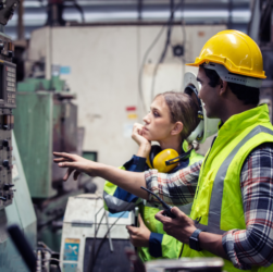 Índice de evolução da produção industrial aponta queda