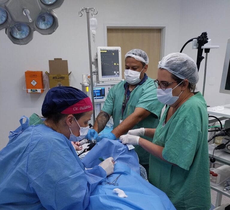 Hospital Municipal da Brasilândia (HMB) proporciona qualidade de vida para pacientes que precisam serem alimentados por sonda | Gastrotomia | unidade gerida por Instítuto de Medicin, Estudos e Desenvolvimento (IMED)