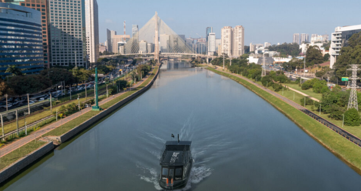 Novo Transporte em SP | Uber barco