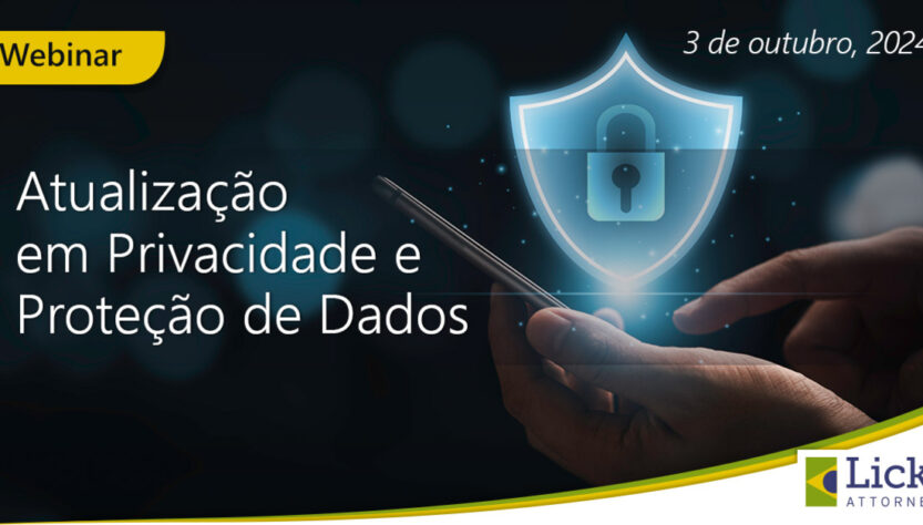 Licks Attorneys lança webinar sobre proteção de dados