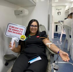 Hemocentro de Goiás coleta 71 bolsas de sangue e três cadastros de medula óssea em parceria com o Hospital Estadual de Trindade (Hetrin), unidade gerida pelo Instituto de Medicina, Estudos e Desenvolvimento (IMED)