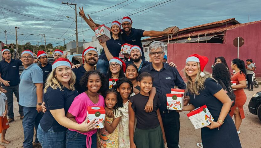 Em clima de solidariedade, Abitte Urbanismo e Associação Obras Sociais Seara de Luz distribuiram panetones as vésperas do Natal de 2024.