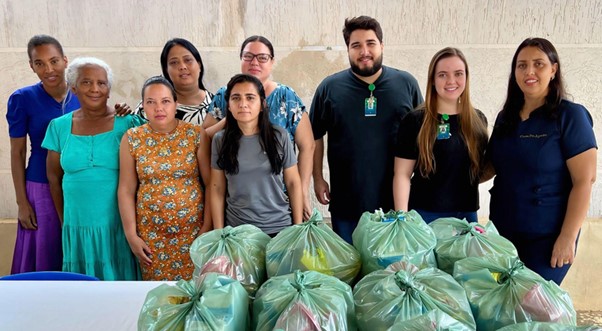 Cestas básicas doadas para a Casa de Apoio São Padre Pio serão auxílios aos pacientes internados no Hospital Estadual do Centro-Norte Goiano - HCN, unidade gerida pelo Instituto de Medicina, Estudos e Desenvolvimento - IMED