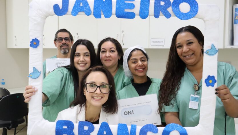 A Blitz do Janeiro Branco conscientiza colaboradores e pacientes do Hospital Municipal da Brasilândia (HMB) sobre a importância da saúde mental nas unidades geridas pelo Instituto de Medicina, Estudos e Desenvolvimento - IMED
