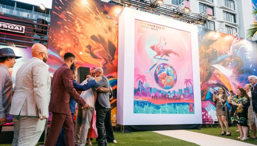 Maranhense é autor do pôster oficial de Miami na Copa 2026