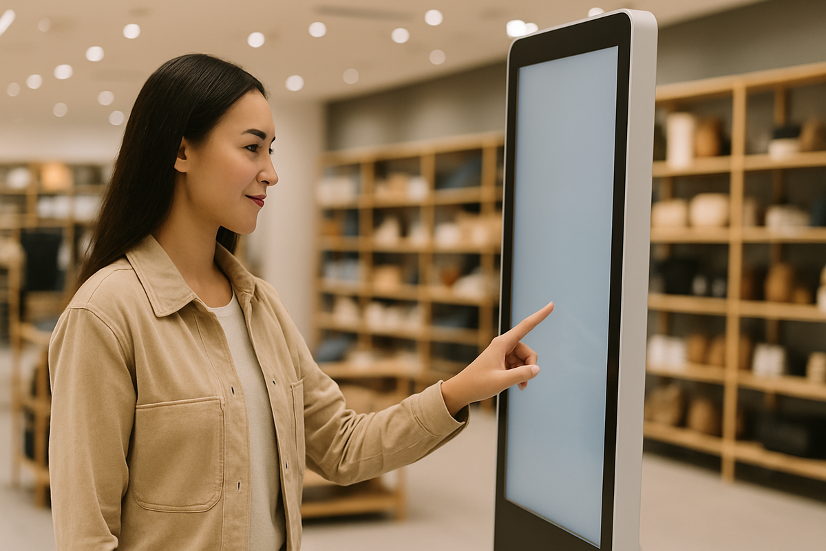 Totens interativos se consolidam no varejo