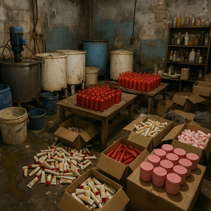 Cosméticos falsificados ameaçam a saúde capilar