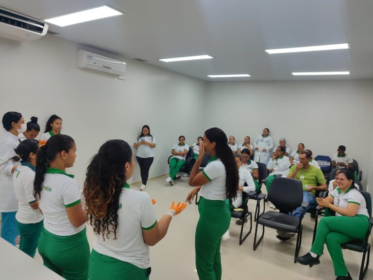 Policlínicas de Formosa e Posse promovem ações educativas sobre higienização das mãos