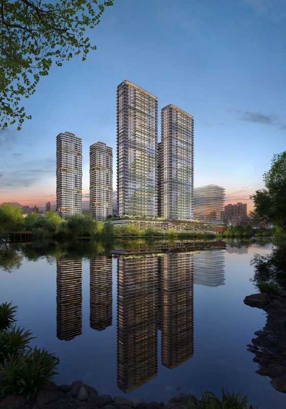 Empreendimento se integra à natureza através de arquitetura