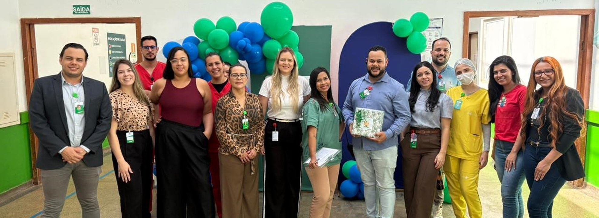 SIPAT 2025 no Hospital Estadual de Formosa (HEF) e a Policlínica Estadual do Entorno - Formosa, destacando atividades de prevenção e promoção da saúde no trabalho.