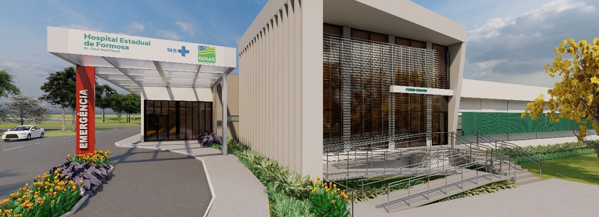 Hospital Estadual de Formosa - HEF: referência em atendimento de urgências e emergências, com forte atuação em diversas especialidades médicas.