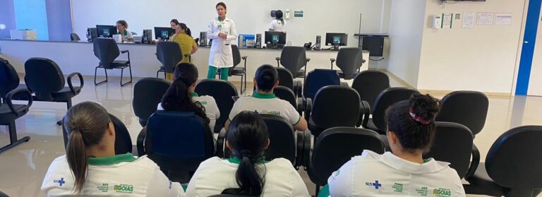 Ação da Policlínica Estadual da Região Nordeste II – Posse (GO) promove saúde mental com foco no autocuidado dos profissionais.