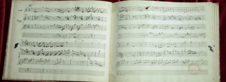 Manuscritos inéditos de Mozart surgem após 250 anos